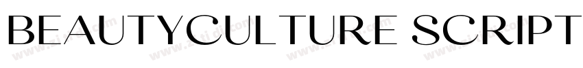BeautyCulture Script字体转换 BeautyCulture Script字体转换